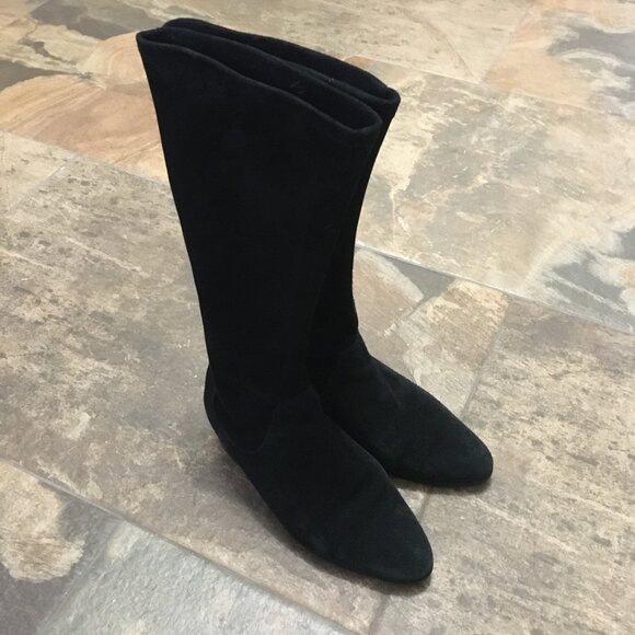 Bos. & Co. Black Witchy Rally Waterproof Pointy Toe Knee-High Boot - Picture 3 of 16